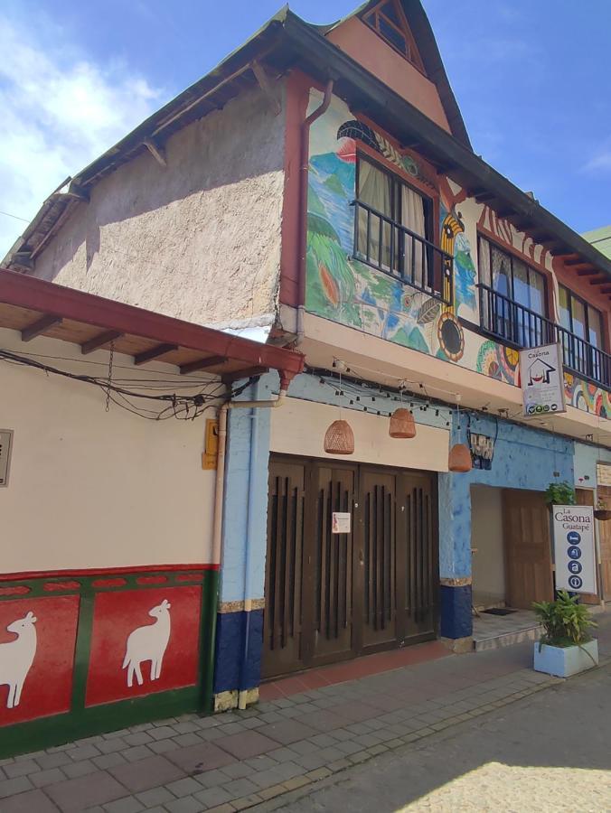 La Casona Hostel Guatapé Exterior foto